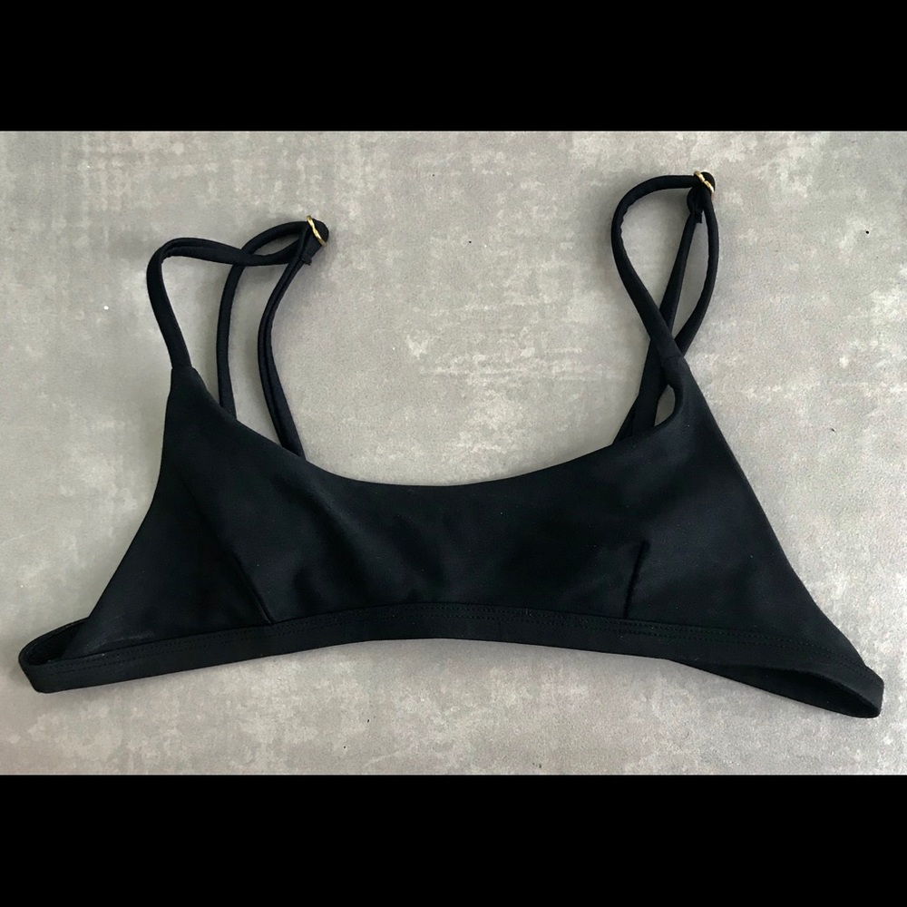 OHANA Swim Black Bikini Top